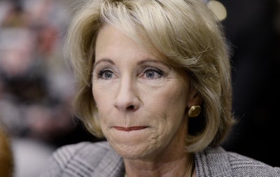 Not Funny: Betsy DeVos jokes about whether schools should provide free lunches